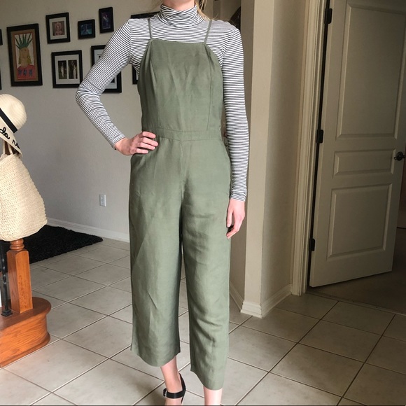 abercrombie green jumpsuit